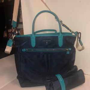 jet set large nylon diaper bag